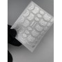 Стикер Dream Nails 3D/Silicone-4 серебро